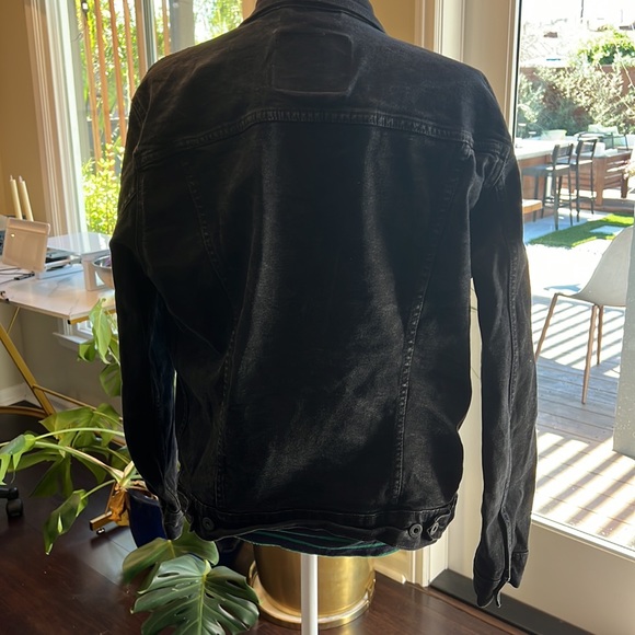 Levi’s Black Denim Jacket l Size L - Picture 4 of 4